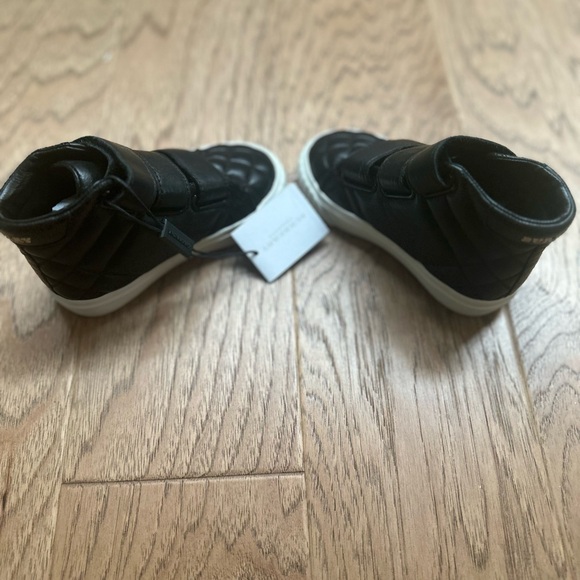NWT BURBERRY VELCRO HIGH-TOP SNEAKERS - Picture 5 of 6